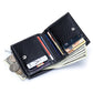 Women's First Layer Cowhide Elephant Pattern Short Ladies Wallets
