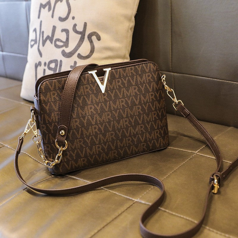 Summer Printed Fashion Retro Shell Chain Crossbody Bags