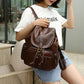 Women's Vintage Fashion Trendy Hook Large Capacity Backpacks