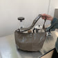 Women's Dong Texture Western Style Wide Strap Large Crossbody Bags