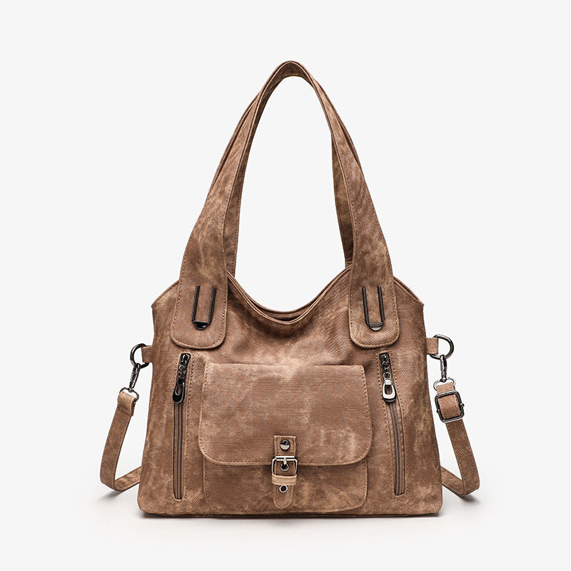 Women's Fashion Minimalist Large Capacity Portable Retro Crossbody Bags