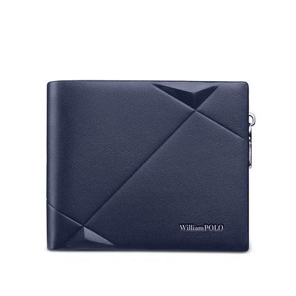 Men's Chan Leather Short Large Capacity Driving Men's Wallets