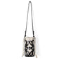 Women's Design Hollow Drawstring Canvas Cylindrical Pouch Crossbody Bags