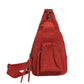 Women's Faux Leather Retro Large Capacity Fashion Waist Packs