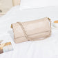 Women's Rhombus Soft Leather Geometric Underarm Portable Shoulder Bags