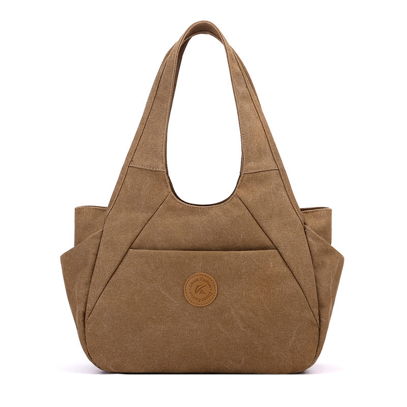 Women's Fashionable Simple Korean Style Large Capacity Portable Shoulder Bags