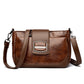 Women's Retro Style Mom Fashion Wax Leather Crossbody Bags