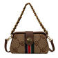 Women's Niche Retro Clip Color Matching Graceful Shoulder Bags