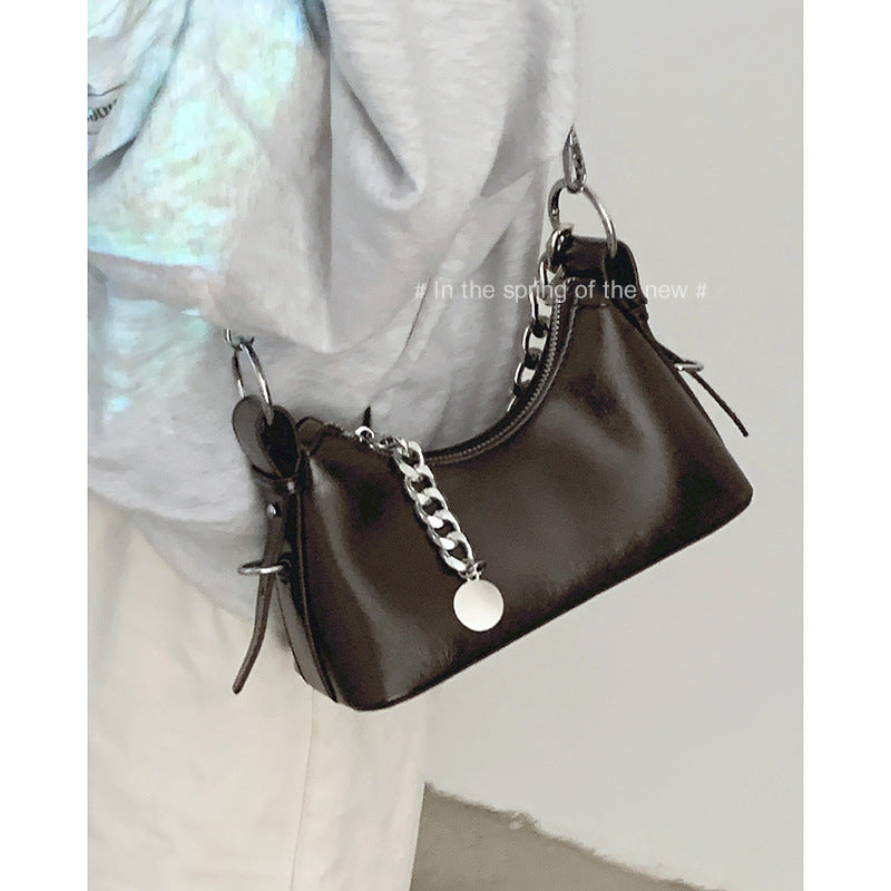 Women's French Minority High-grade Chain Trendy Small Square Bags