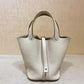 Women's Home Vegetable Basket Hand First Layer Cowhide Bags