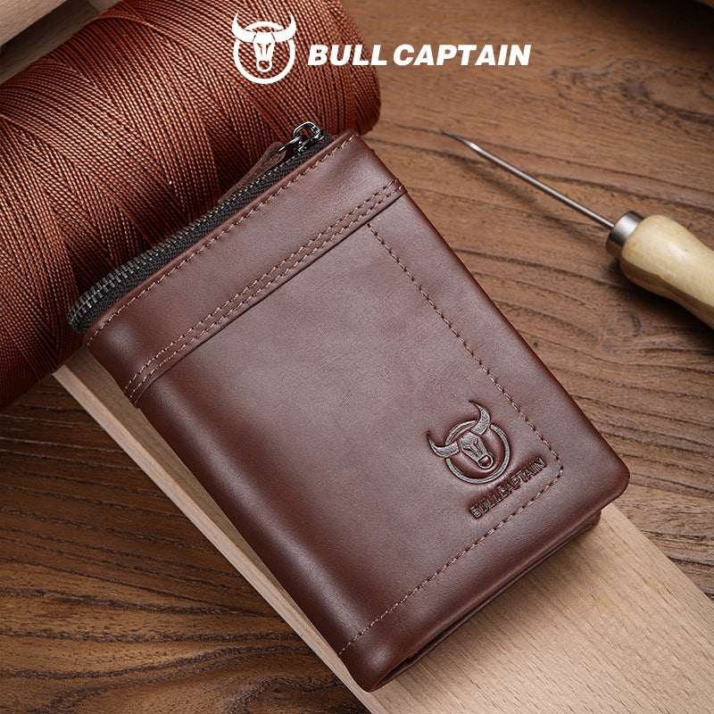 Men's Leather Goods Short Album Driving License Men's Wallets
