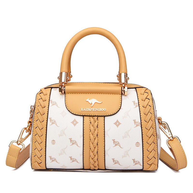 Women's Female Fashion Lady Contrast Color Handbags