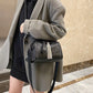 Women's Capacity Boston Simple Wide Strap Tassel Shoulder Bags