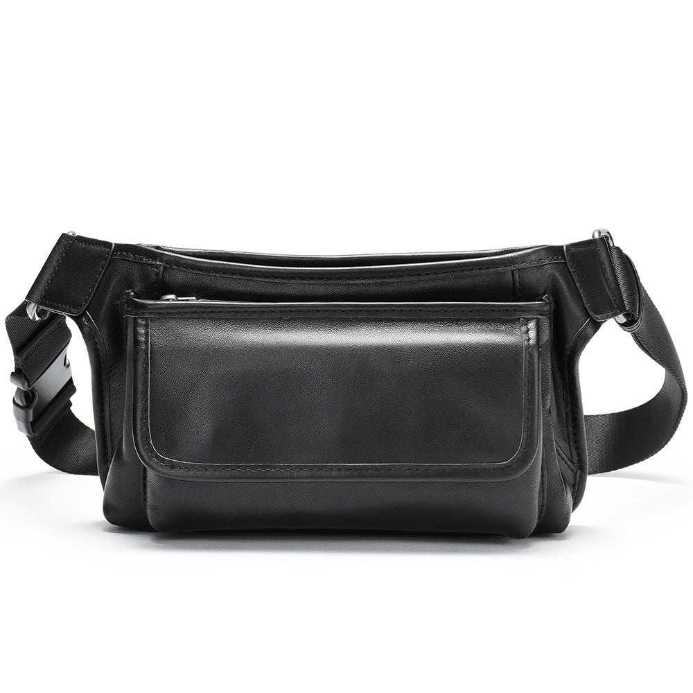 Men's Genuine Leather Mobile Business First Layer Men's Waist Packs