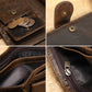 Men's Short Cowhide Leather First Layer Multiple Men's Wallets