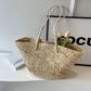 Straw Large Capacity French Hand-woven Holiday Crossbody Bags