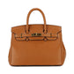 Women's Fashionable Lychee Pattern Portable Texture Large Shoulder Bags