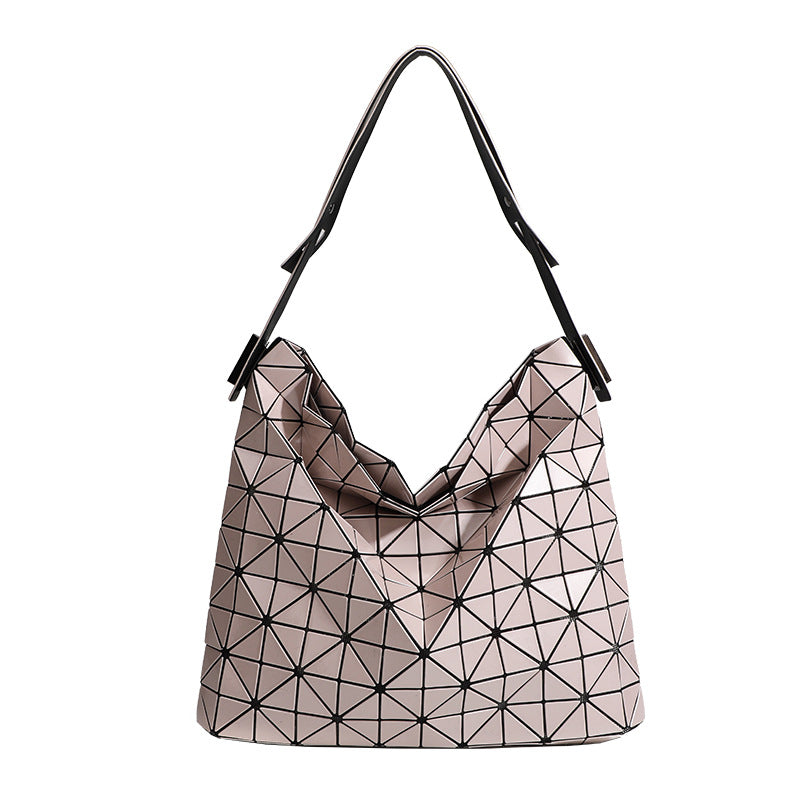 Trendy Style Underarm Commuter Geometric Rhombus Crossbody Bags