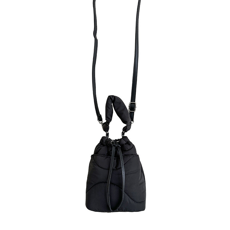 Cotton Filled Fashion Tide Drawstring Vintage Handbags