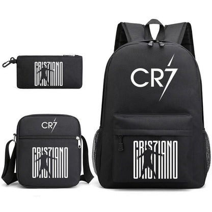 Pencil Three-piece Canvas Large Capacity Leisure Shoulder Bags