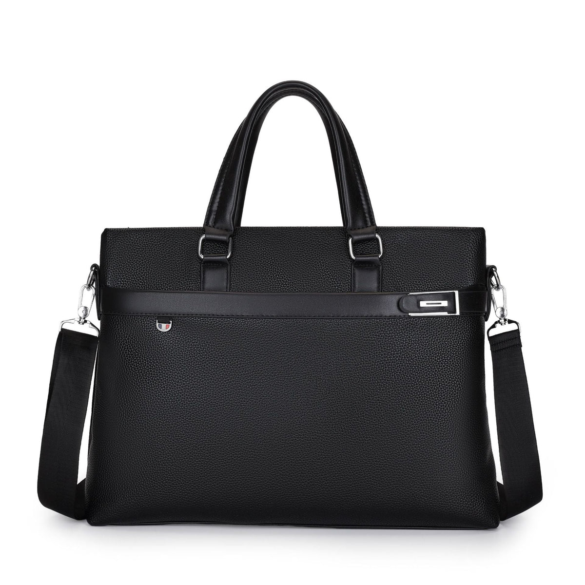 Men's Business Soft Leather Computer Fashion Handbags