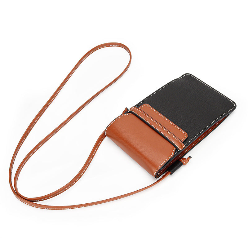 Women's Layer Leather Simple Fashion Genuine Vertical Bags