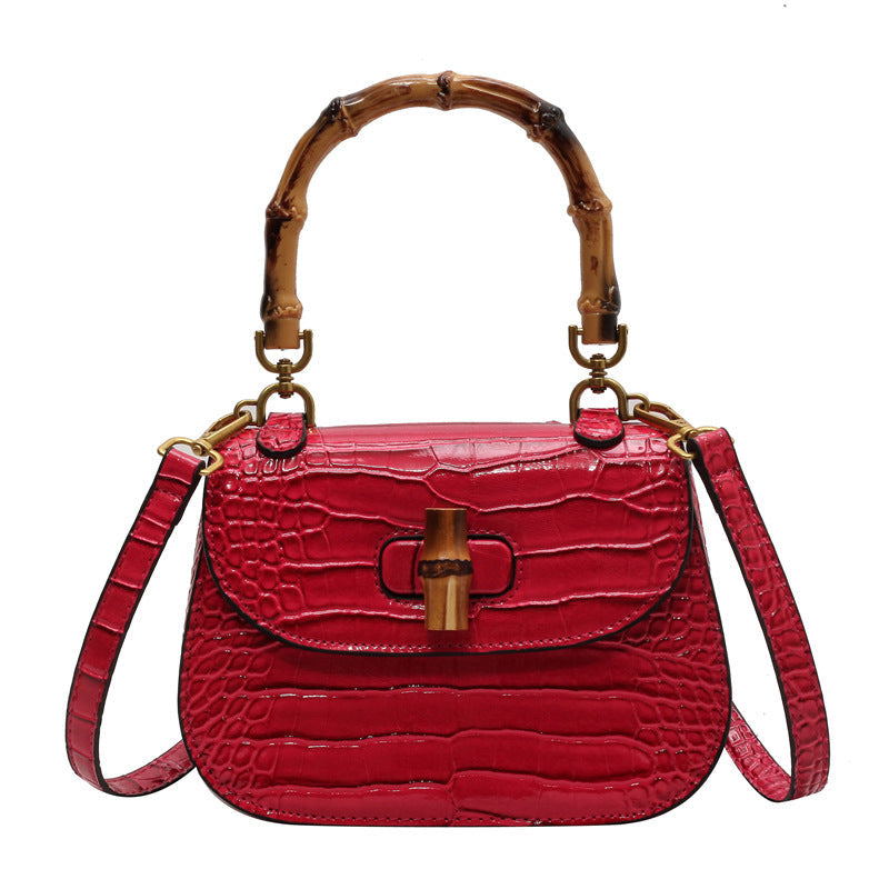 Women's Bamboo Retro One Saddle Advanced Texture Bags