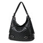 Women's Spring Washed-out Vintage Fashion Trend Large Shoulder Bags