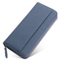 Women's & Men's & Genuine Leather Credit Long Clutch Purses