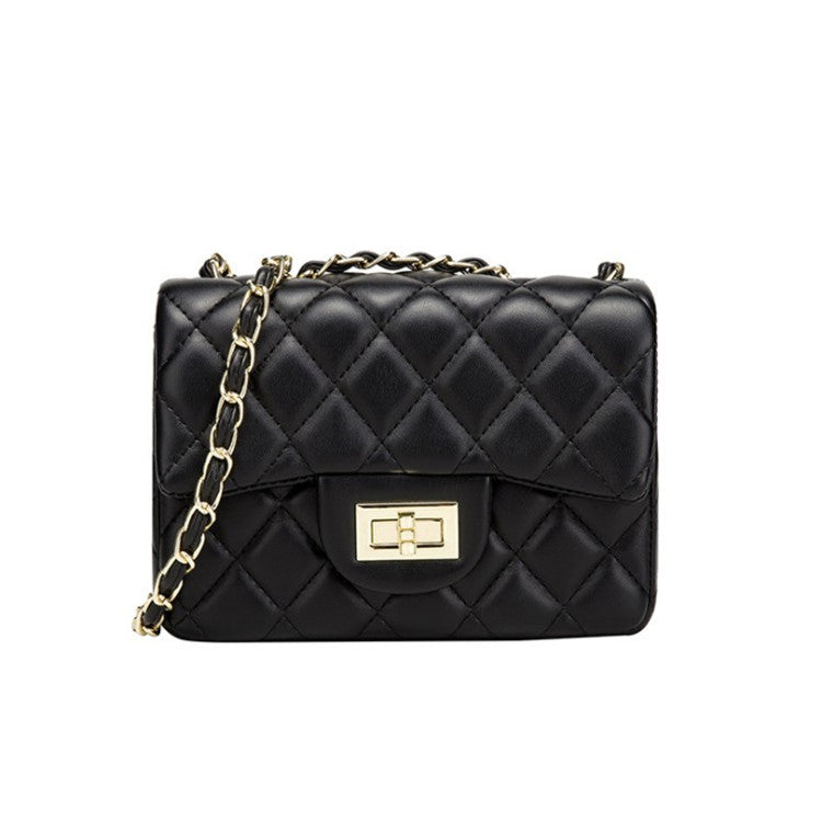 Women's Fashion Korean Style Trendy Rhombus Chain Crossbody Bags