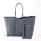 Leopard Print Printed Black Portable Beach Shoulder Bags