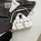 Women's Vintage Punk Style High-grade Rivet Hot Small Square Bags