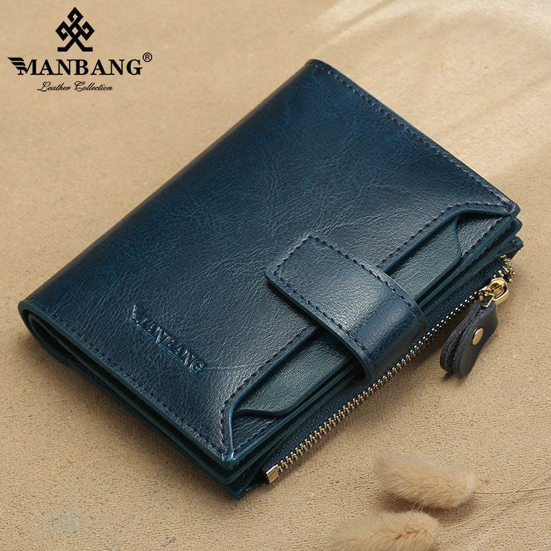 Female Swiping Zipper Hasp Multifunctional Car Ladies Wallets