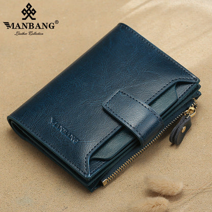 Female Swiping Zipper Hasp Multifunctional Car Ladies Wallets