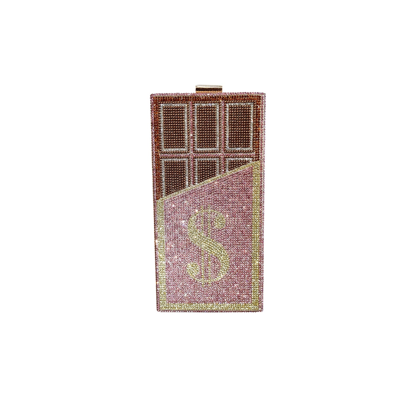 Women's Acrylic Dollar Dinner Chocolate Clutch For Evening Bags