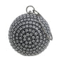Women's Diamond Round Dinner Banquet Clutch Dress Evening Bags