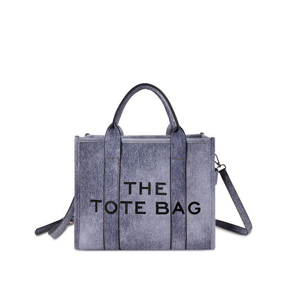 Women's Fashion Trendy Denim Gradient Color Bags