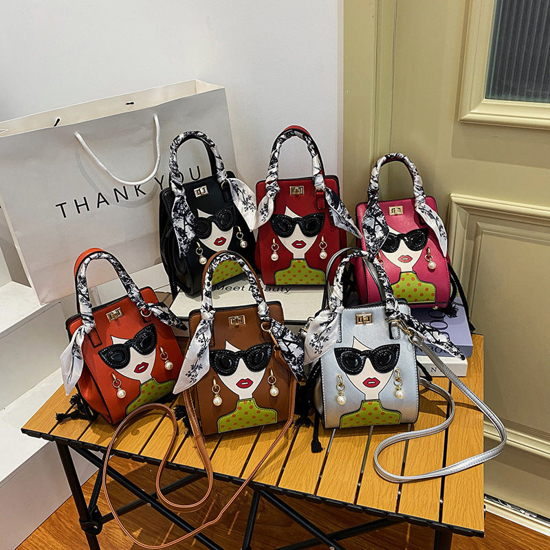 Women's Fashion Hot Style Beauty Head Handbags