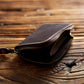 Men's Retro First Layer Cowhide Crazy Horse Leather Men's Wallets