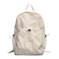 Women's Artistic Nylon Fashionable Pleated Canvas Drawstring Backpacks