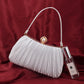 Women's Dinner Pleated Solid Color Simple Fashion Evening Bags