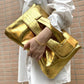 Pattern Strap Clutch Large Capacity File Handbags
