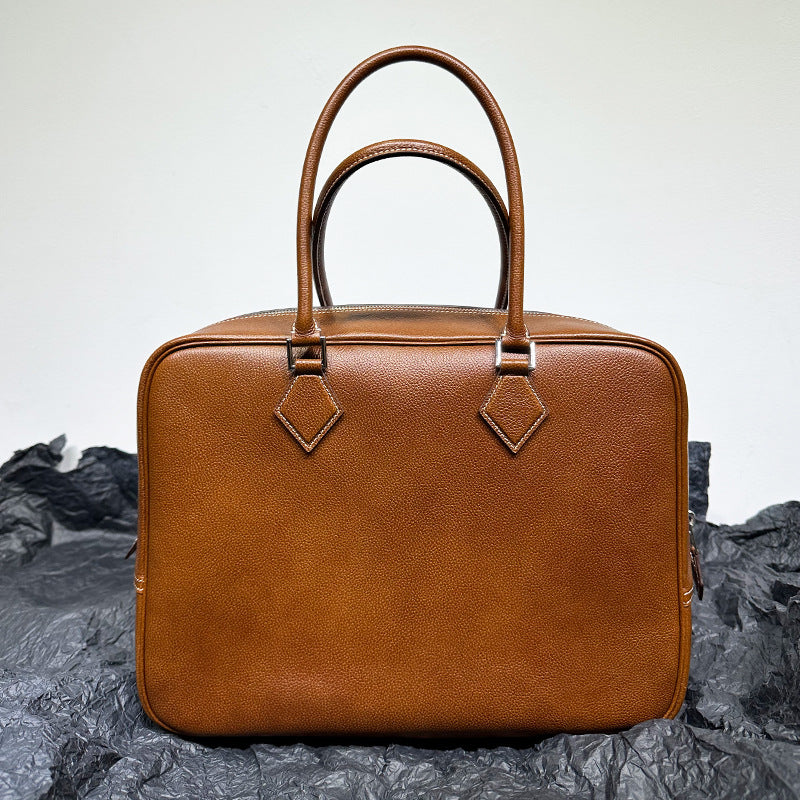 Women's First Layer Cowhide Leather Feather Retro Handbags