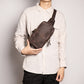 Women's & Men's Leather Close-fitting Crazy Horse Large Capacity Bags