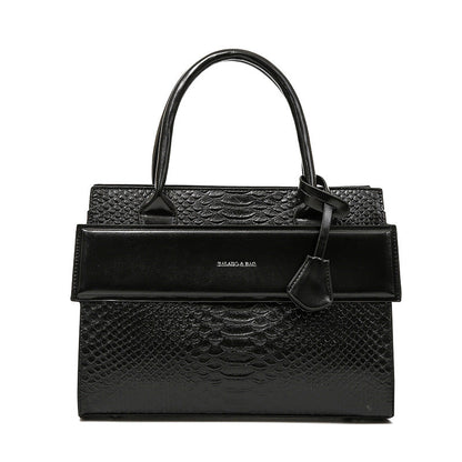 Women's Retro Match Sets Oily Leather Shoulder Bags