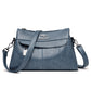Women's Fashion Solid Color Soft Leather Large Shoulder Bags