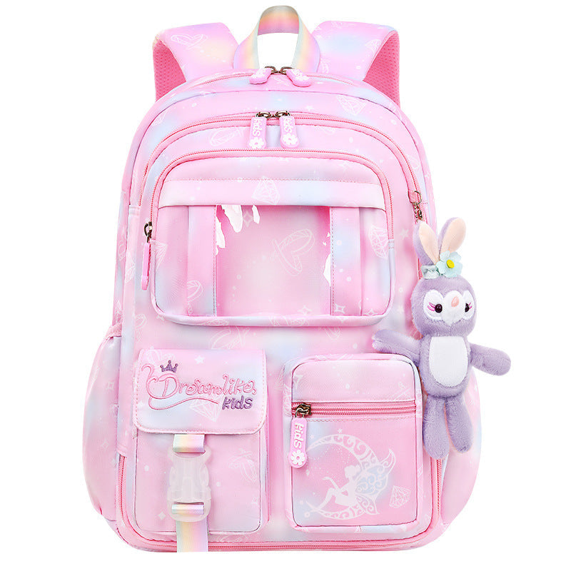 Female Refrigerator Open Door Lightweight Large Elementary School Students' Schoolbags