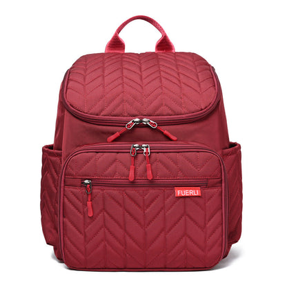 Color Large Capacity Embroidery Diaper Portable Bottle Bags