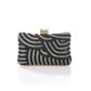 Dinner Fan Pearl Black White Female Evening Bags