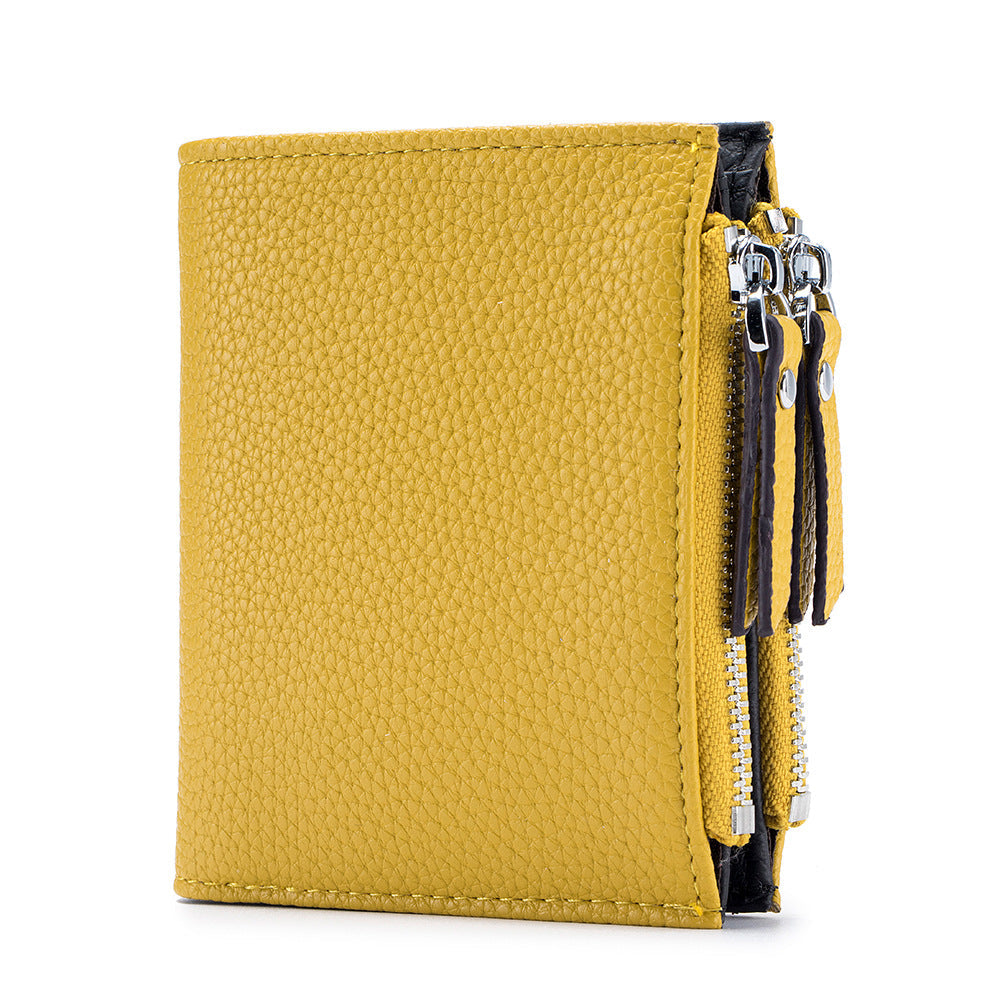 Women's & Men's & Leather Short Large Capacity Fashion Ladies Wallets